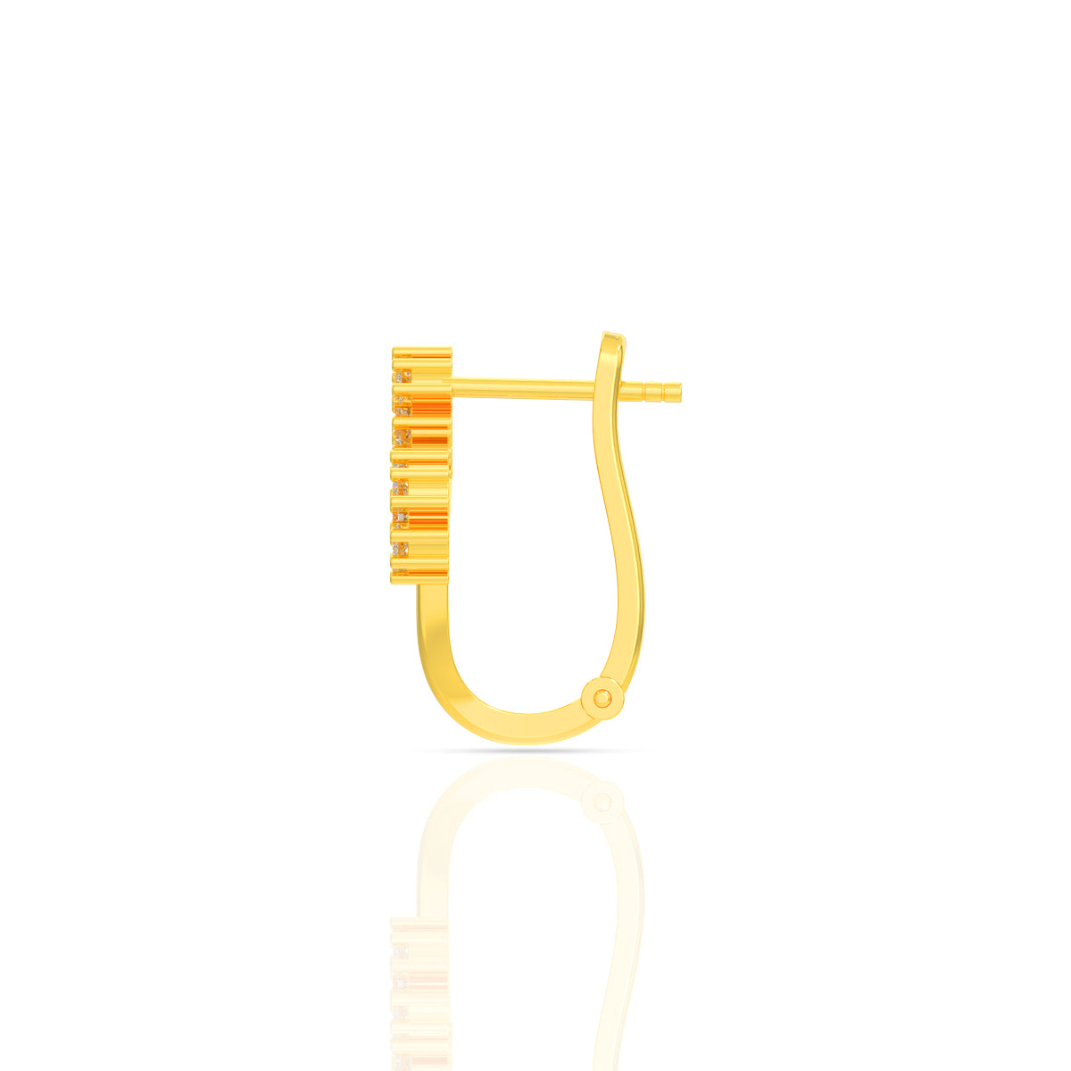 Tender Blossom 18K Gold Hoops