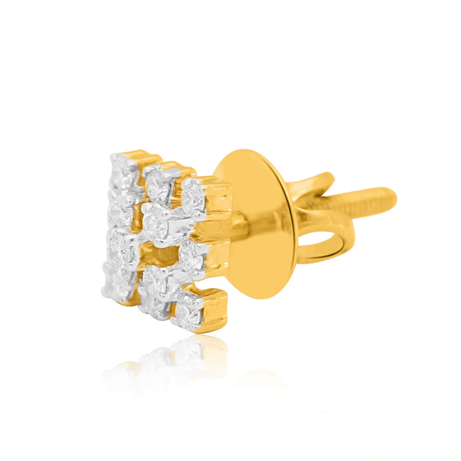 Precious Diamond Elegance 18K Studs