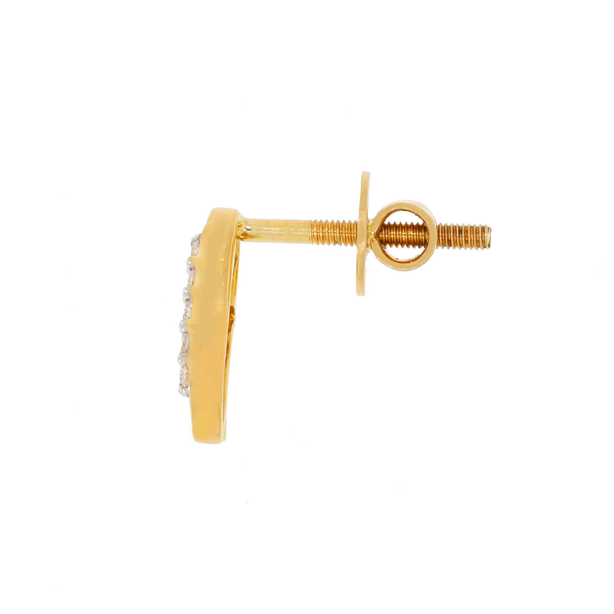 Sleek Elegance 18K Studs