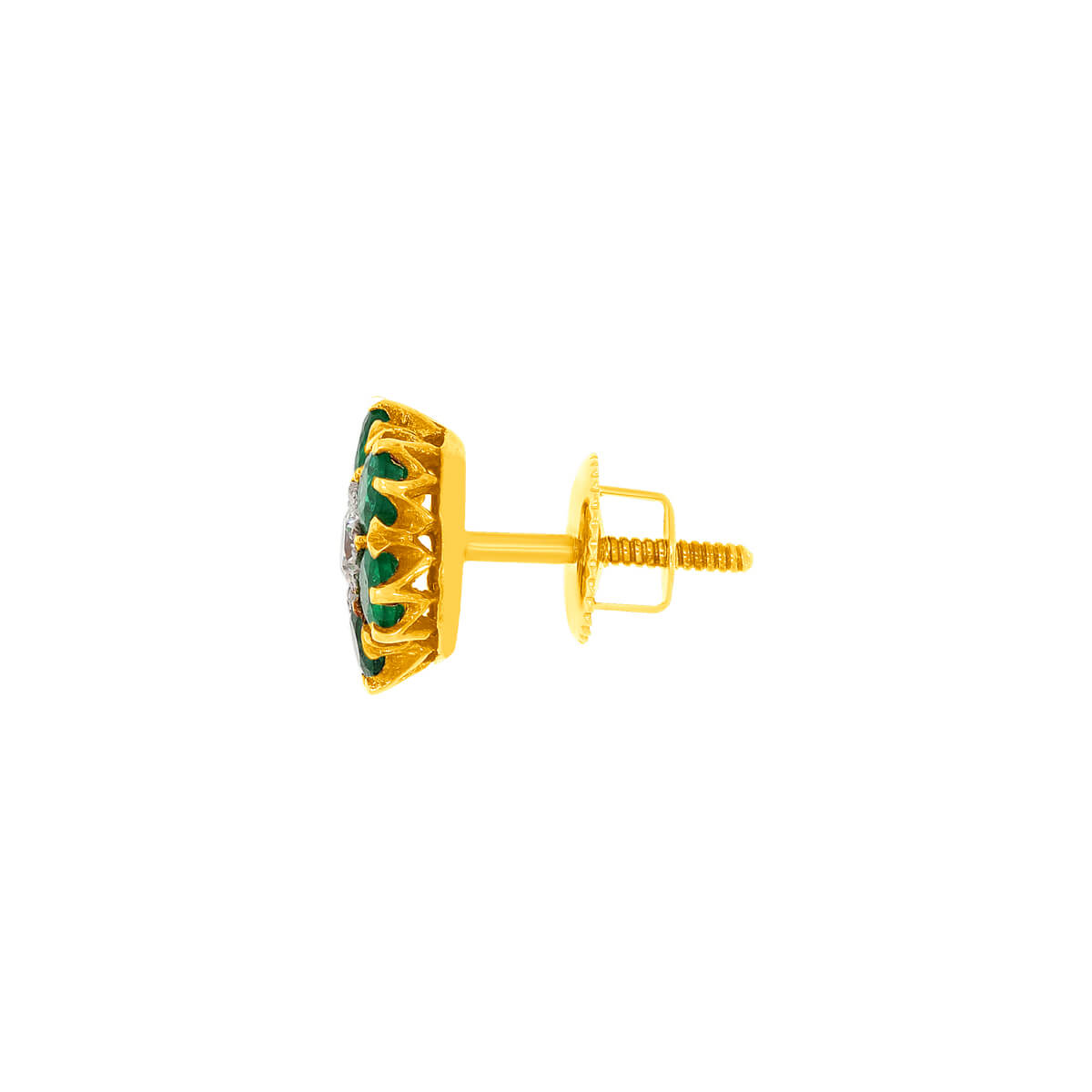 Radiant Flora 18K Diamond Studs for Modern Flair