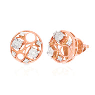 Refined Elegance Oval Studs 18K
