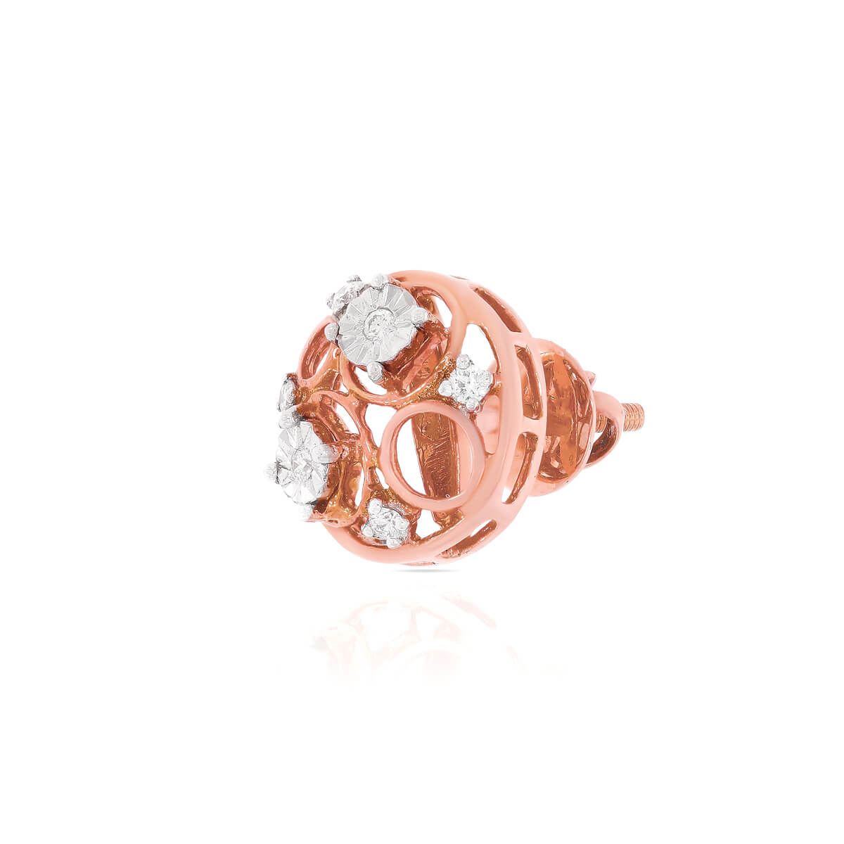Refined Elegance Oval Studs 18K
