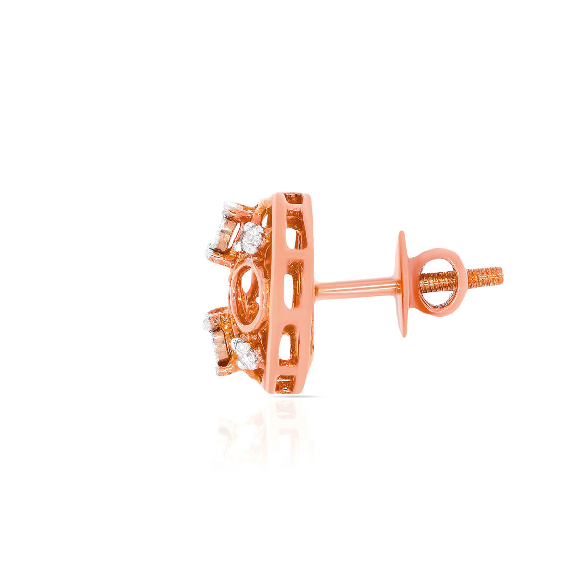 Refined Elegance Oval Studs 18K
