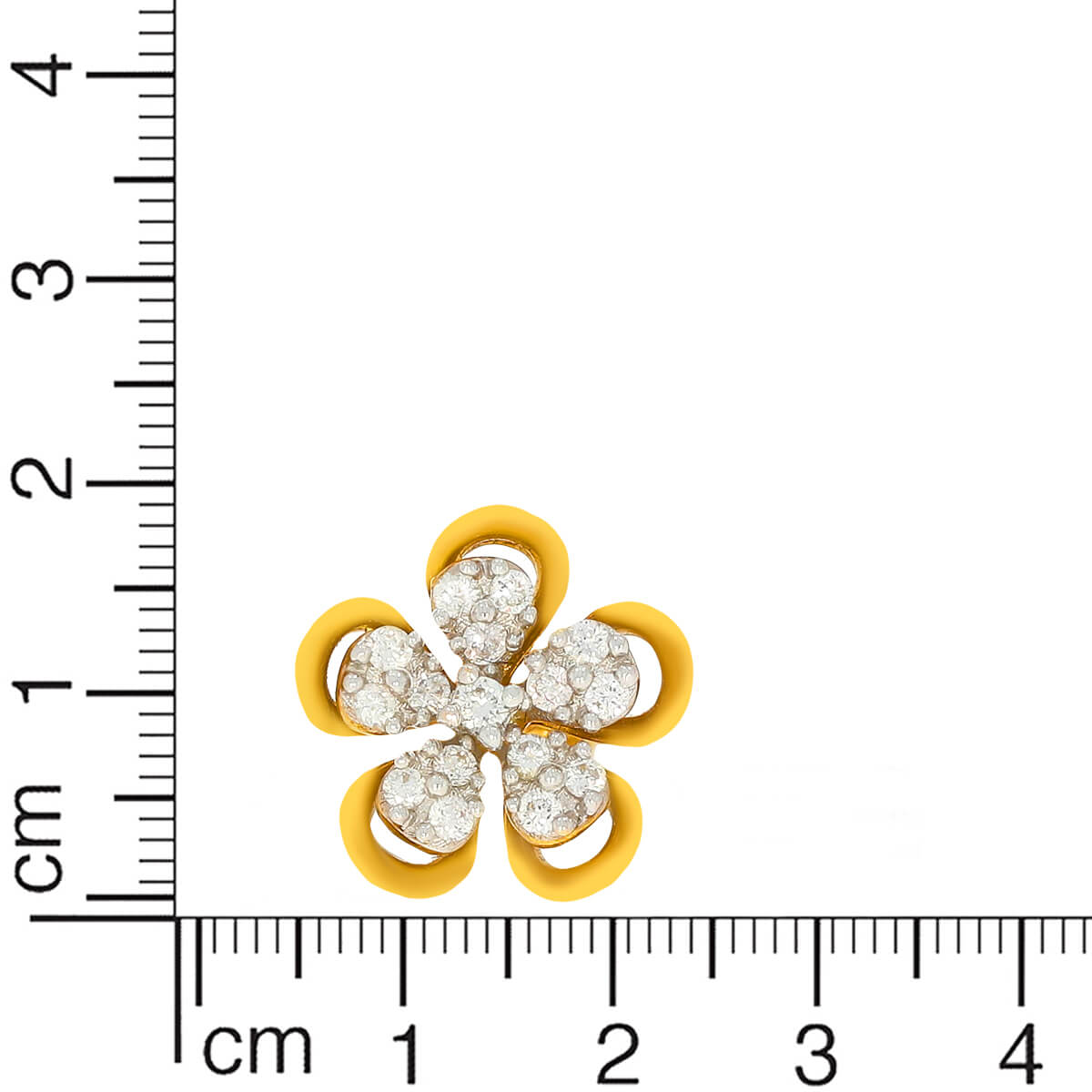 Gold Blossom 18K Diamond Studs