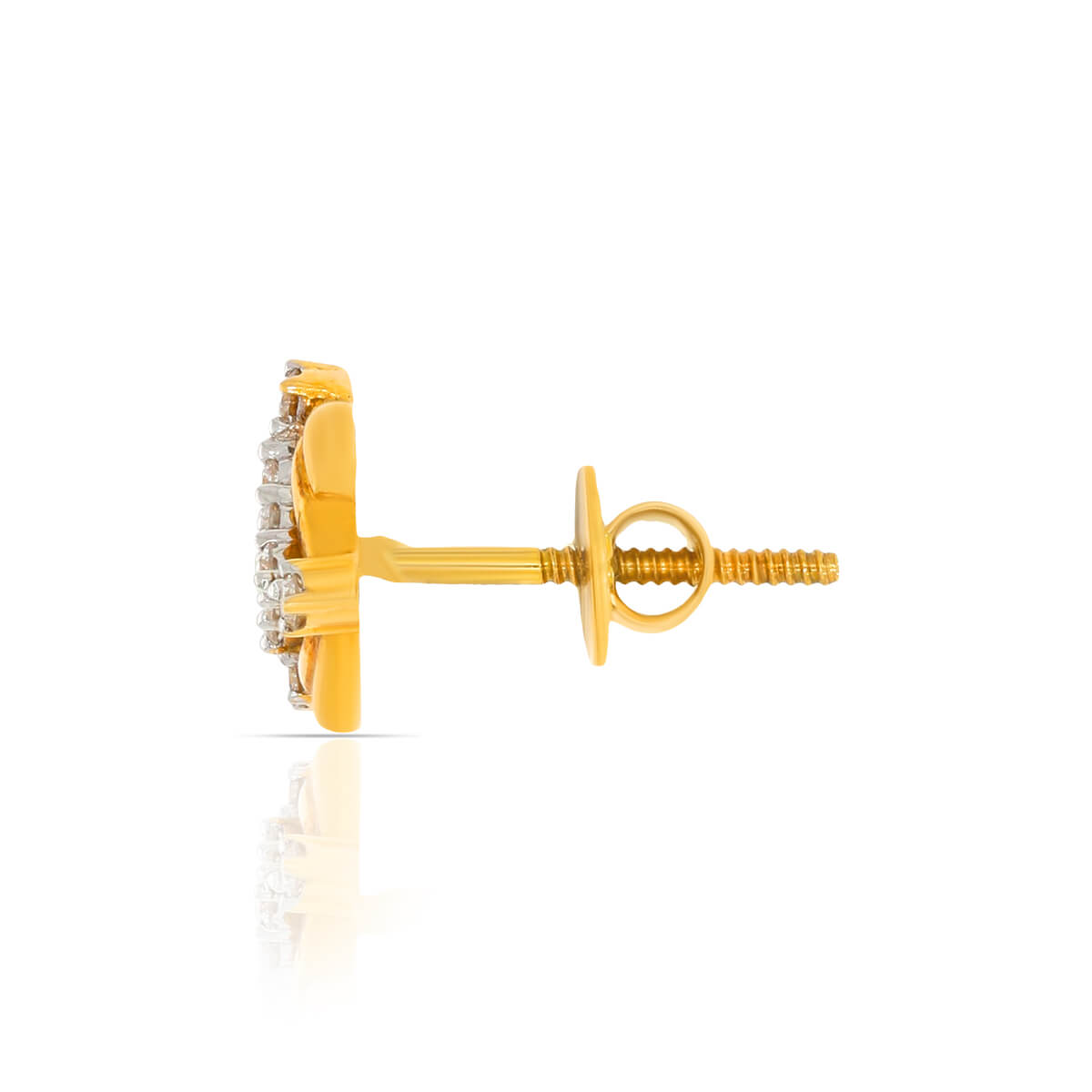 Stunning Radiant Trigonal Studs 18K