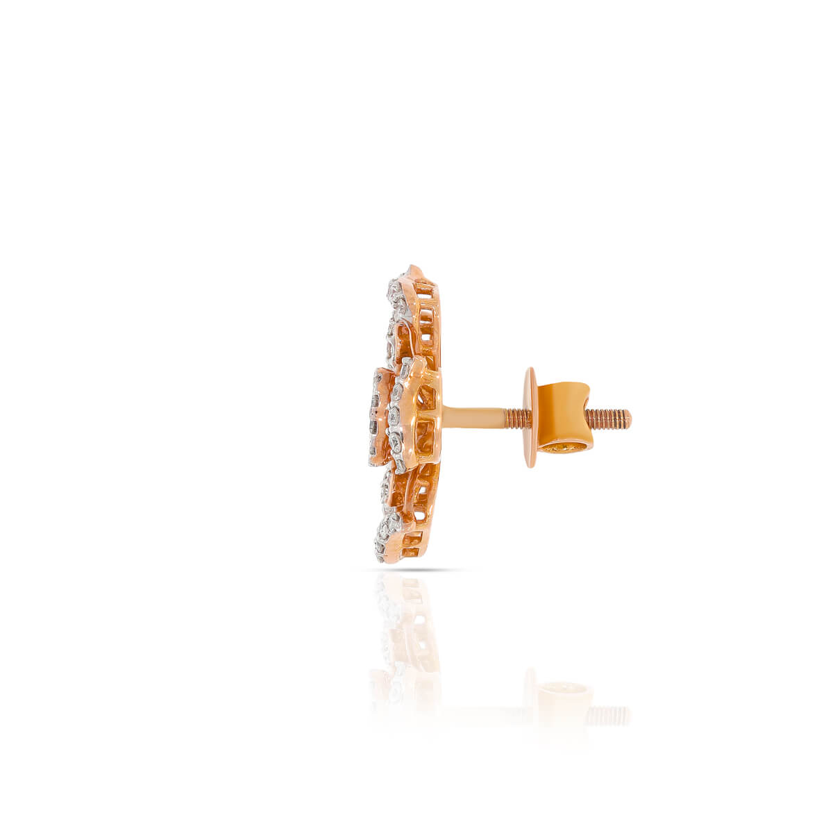 18K Blossom Beauty Gold Floral Studs