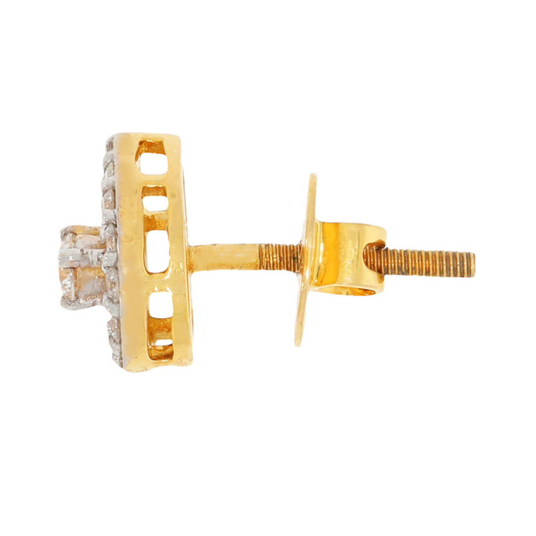 Vintage Charm Diamond Studs
