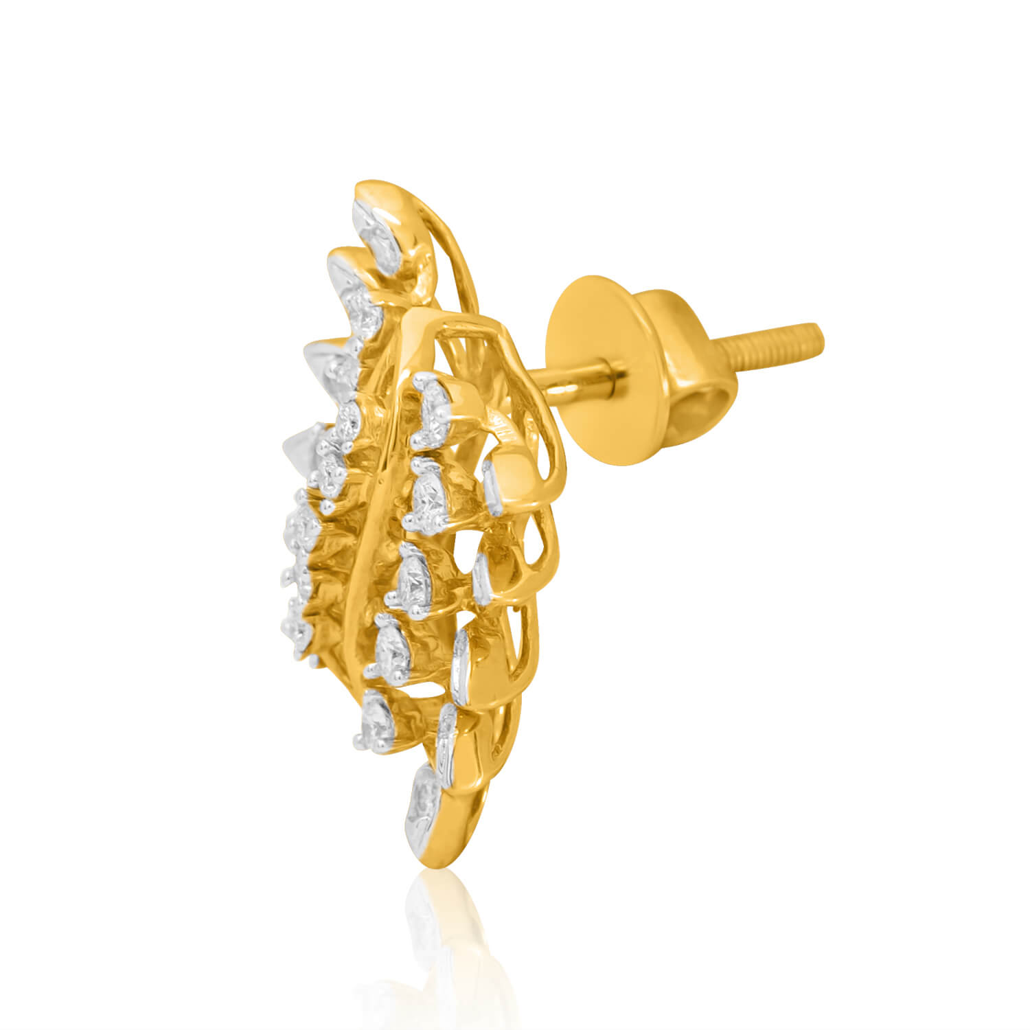 18K Gold Studs for Exquisite Craftsmanship