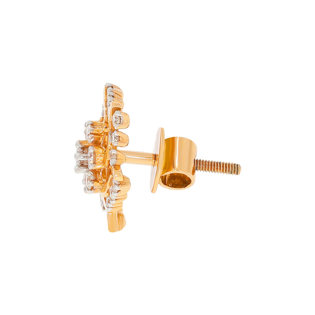 Mesmerizing Flora Elegance 18K Stylish Star Studs