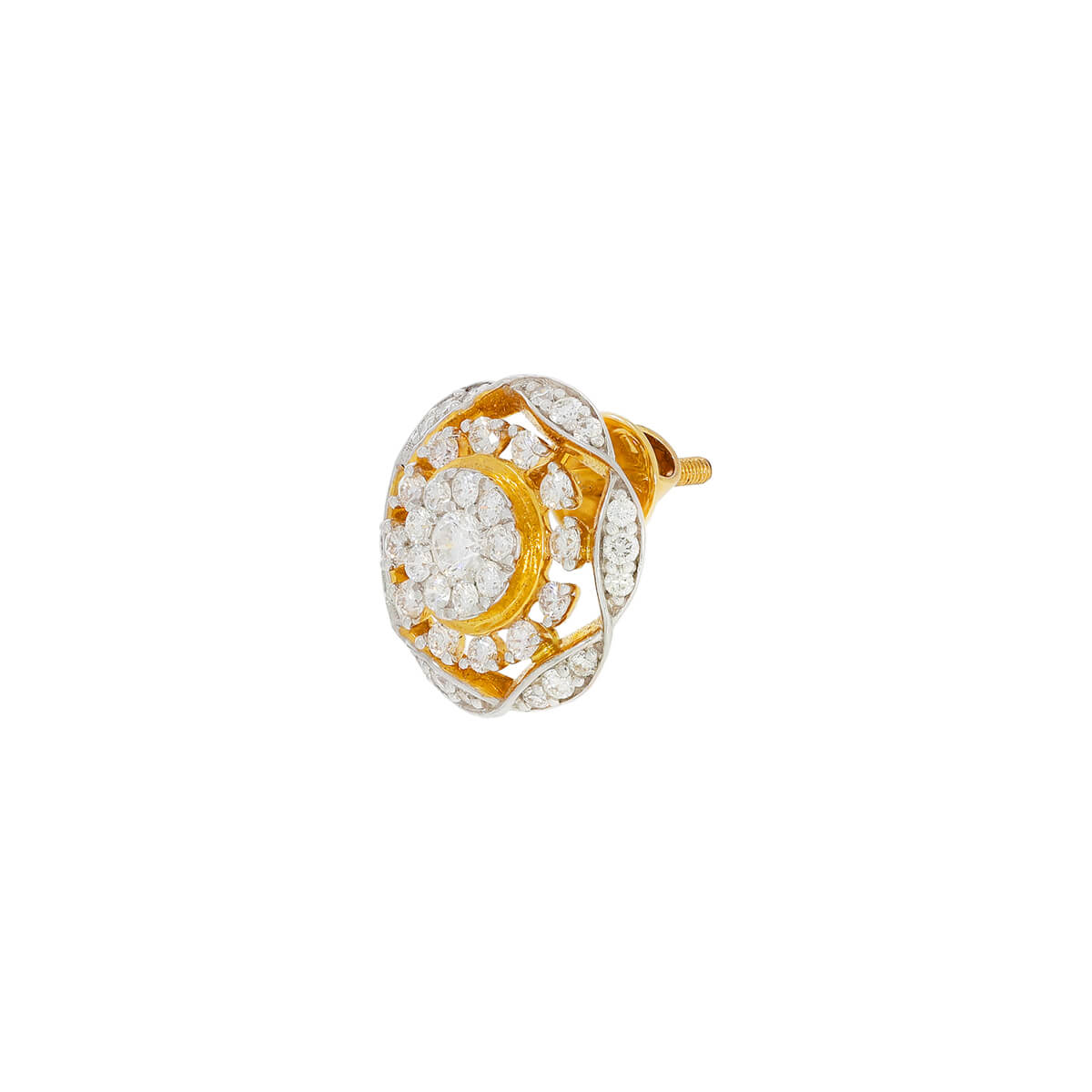 Mesmerizing 18K Gold Stud Earrings
