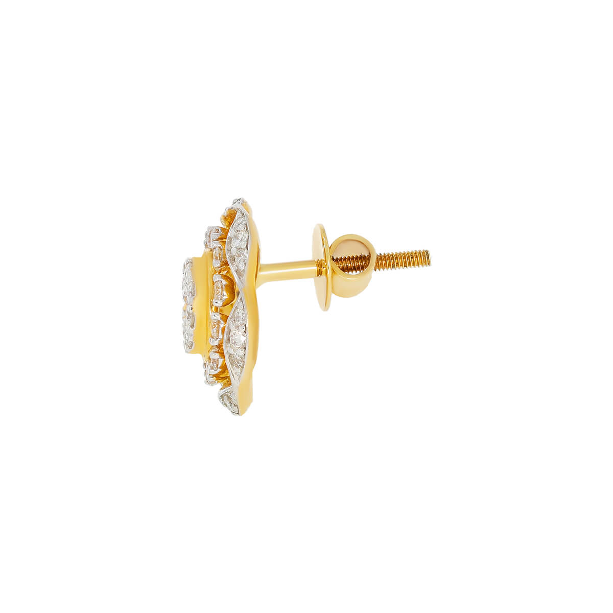 Mesmerizing 18K Gold Stud Earrings