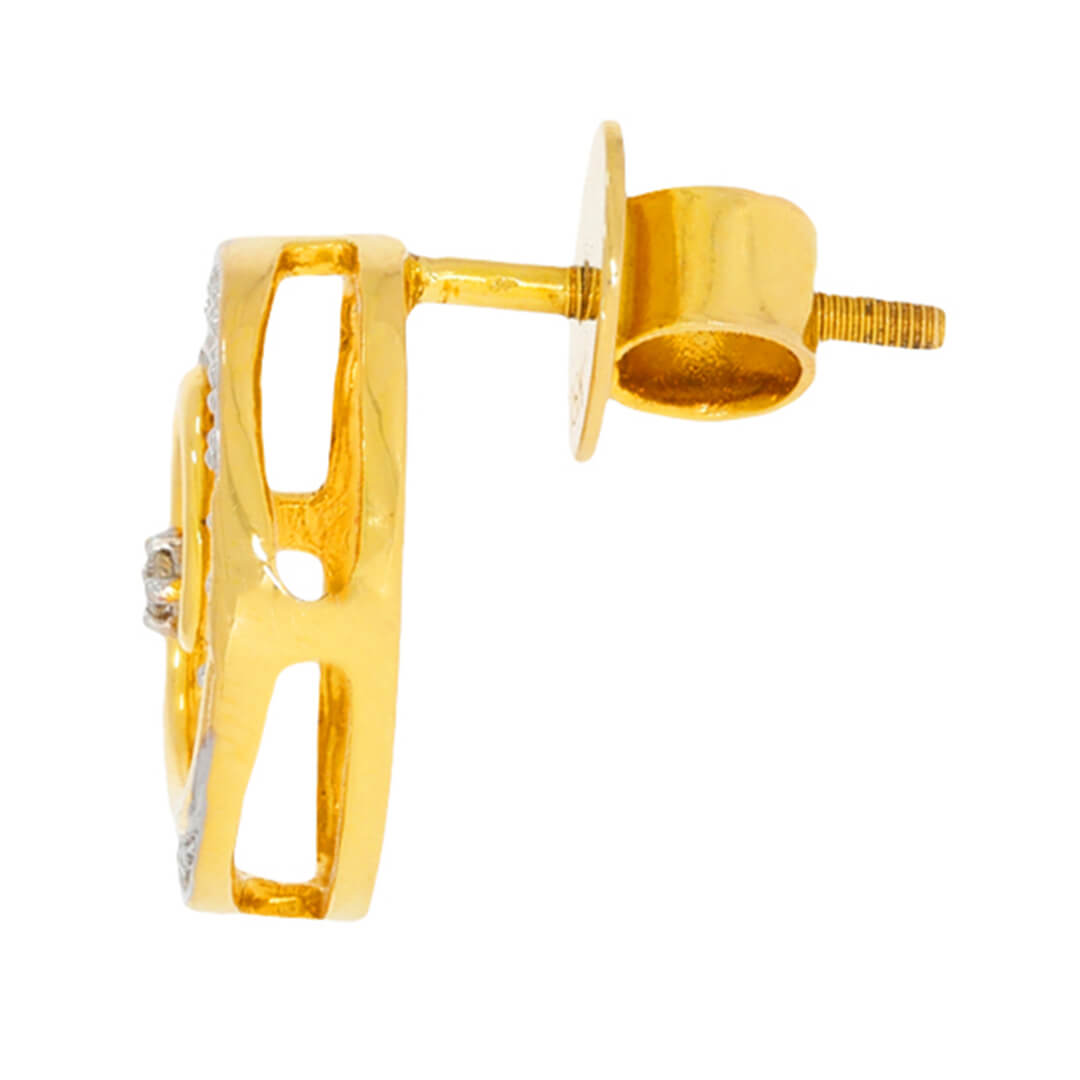 Petite Golden Gleam 18K Studs