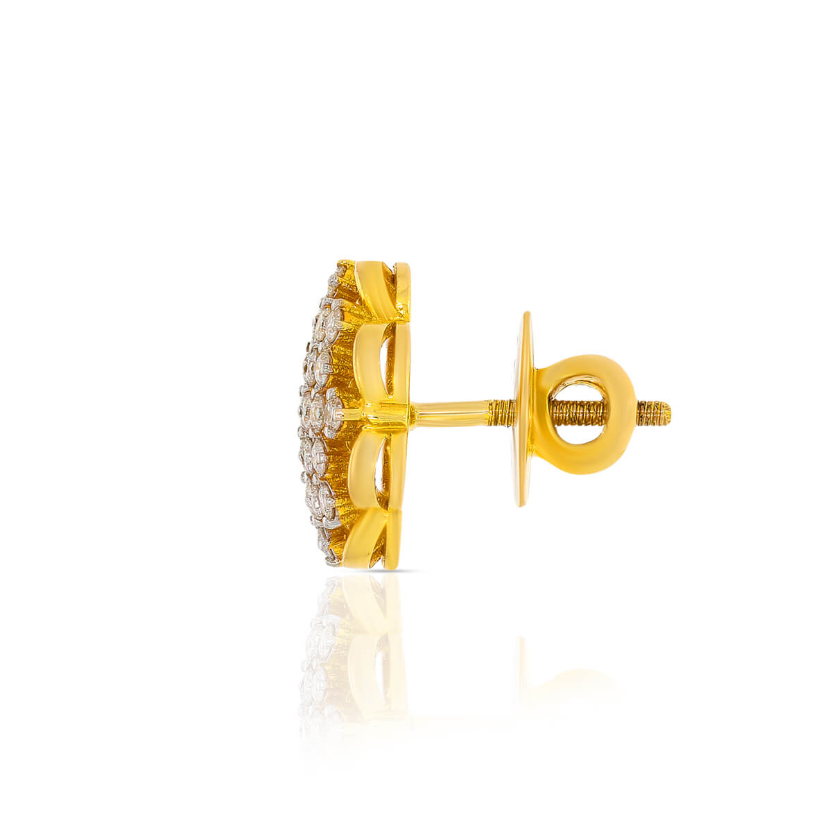 Enchanting Flower Motif 18K Studs
