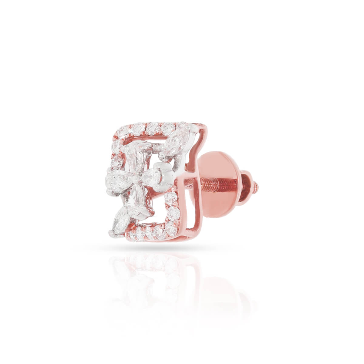 Classic Vibrant Gold Studs 18K