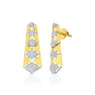 18K Charming Blossom Gold Stud Earrings