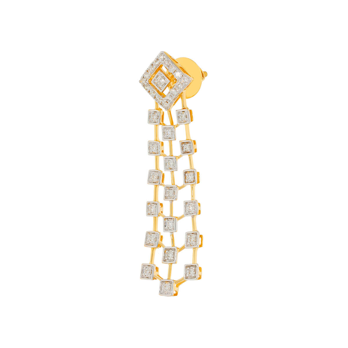 Beautiful Diamond Grace 18K Danglers