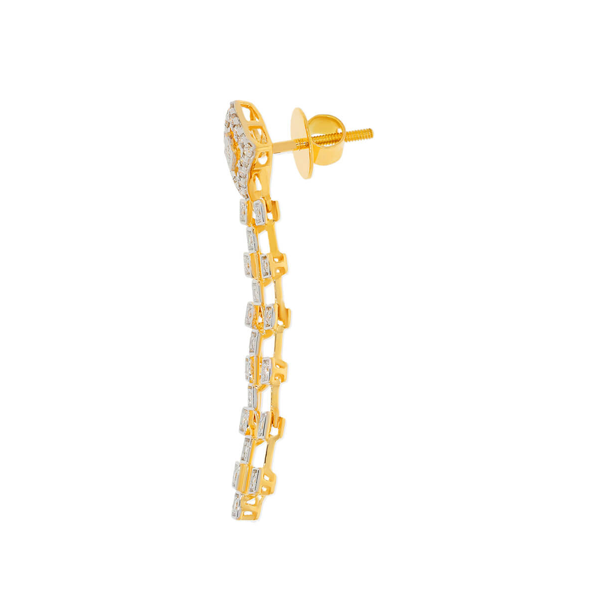 Beautiful Diamond Grace 18K Danglers