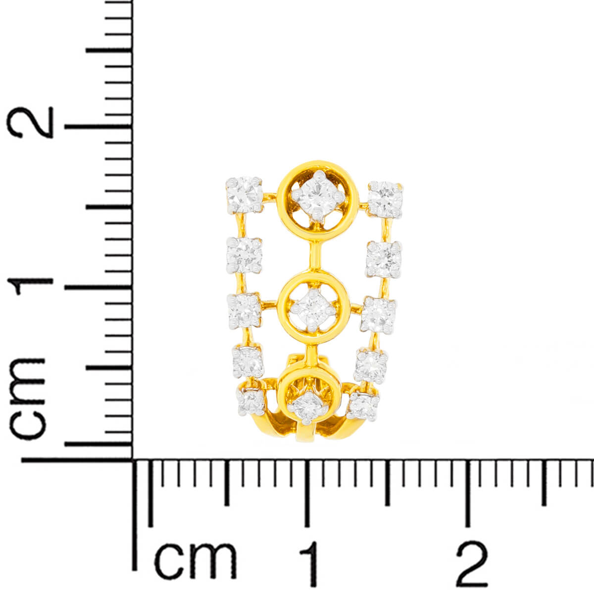 18K Diamond Hoops with Stunning Elegance