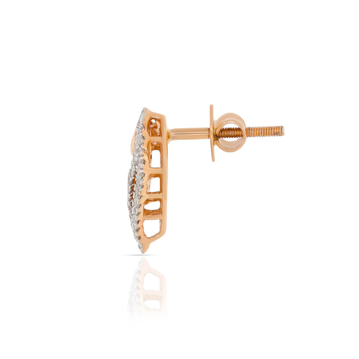 18K Simple and Minimal Gold Studs