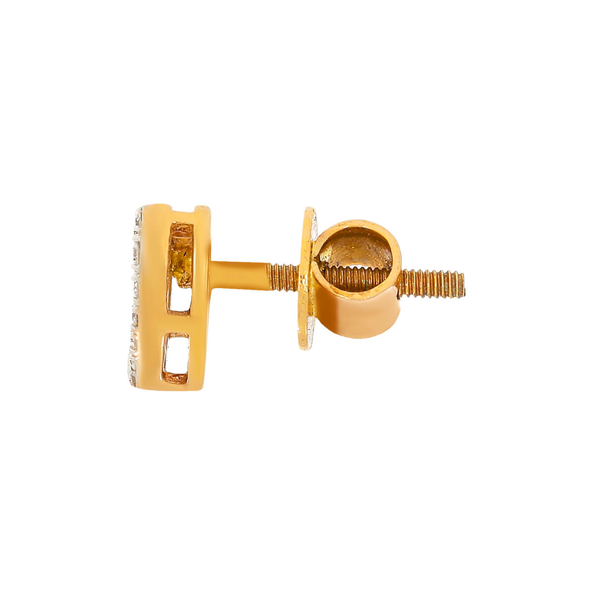 Mini-Heart 18K Gold Studs for Adorable Shine