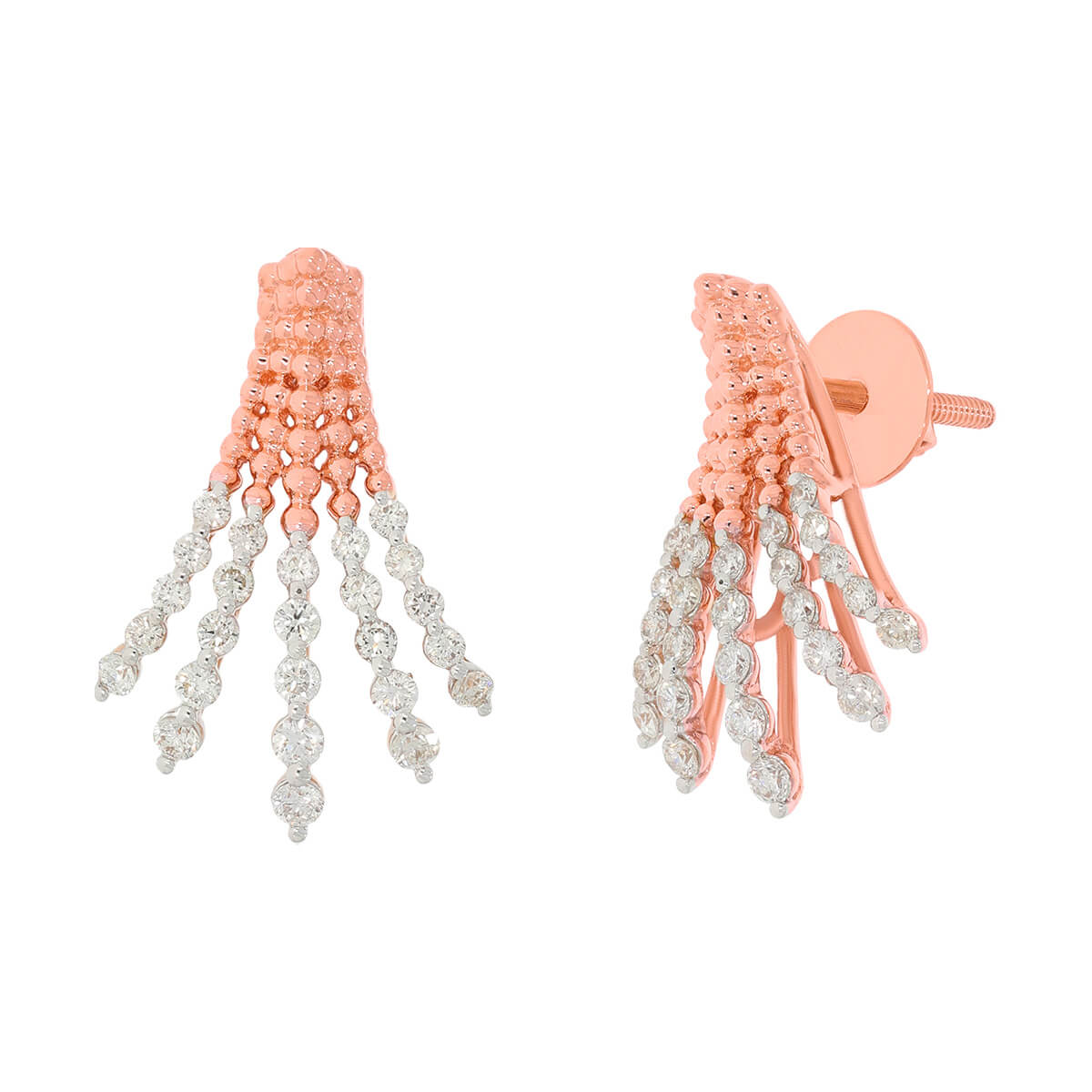Mesmerizing 18K Diamond Harmony Studs