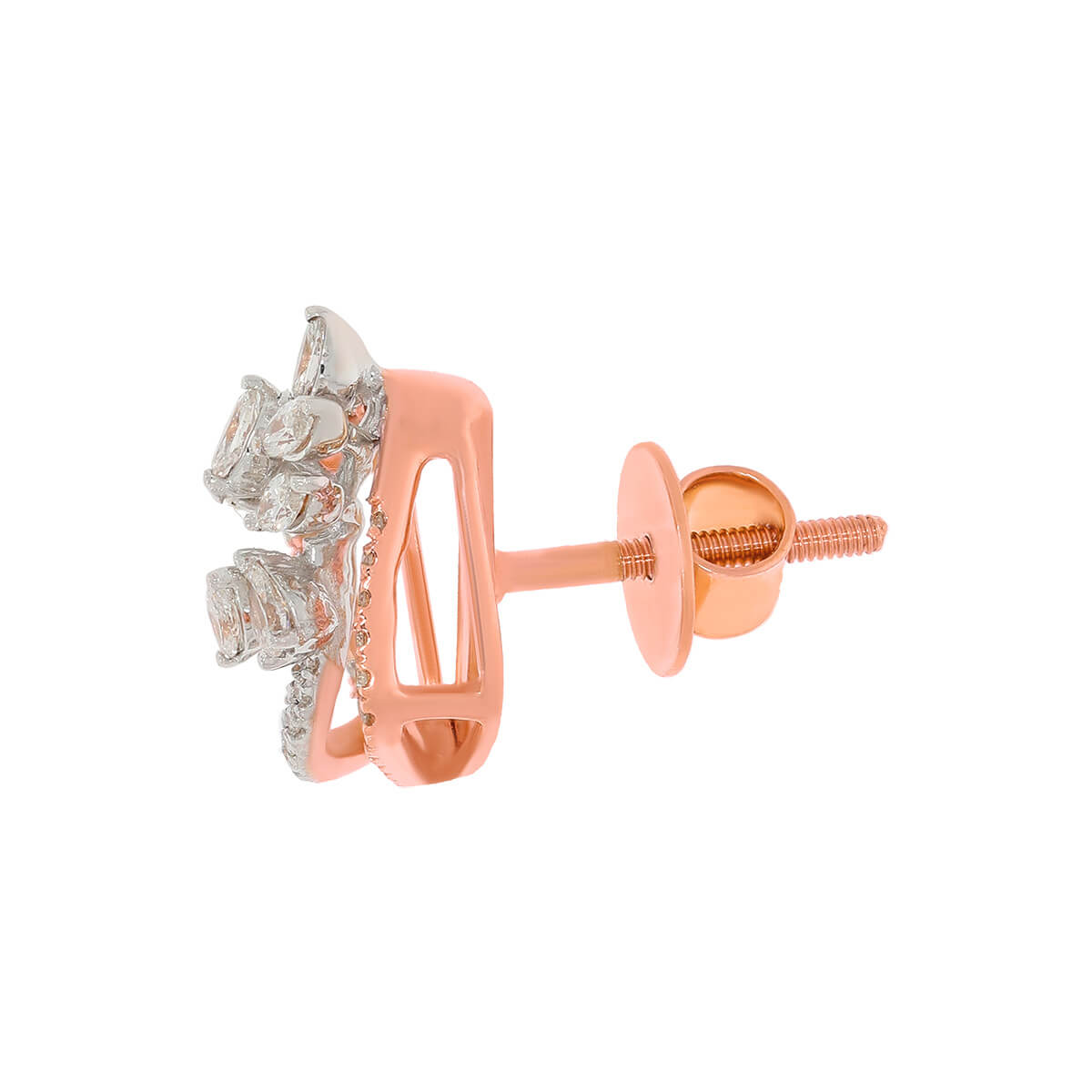 Everyday Petal Charm 18K Studs