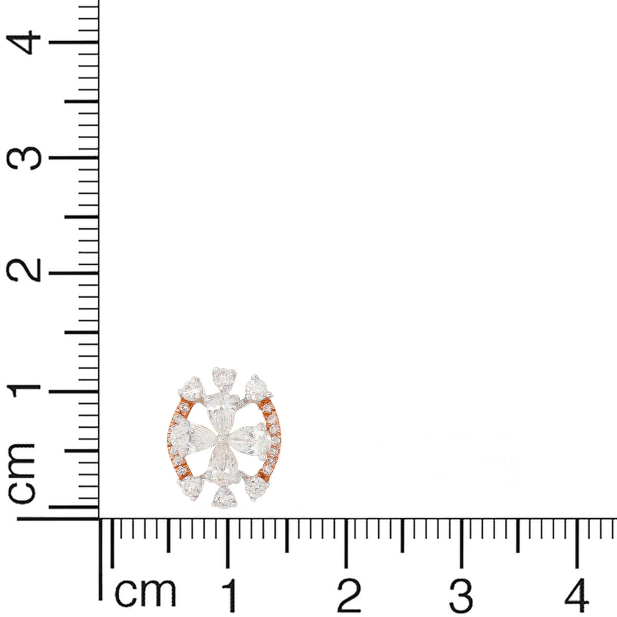 Gleaming Orb Starfish Blossom 18K Diamond Studs