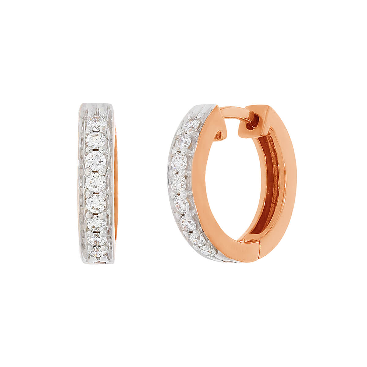Polished Elegance 18K Orb Hoops