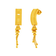 22K Gold Hoops with Exquisite Elegance