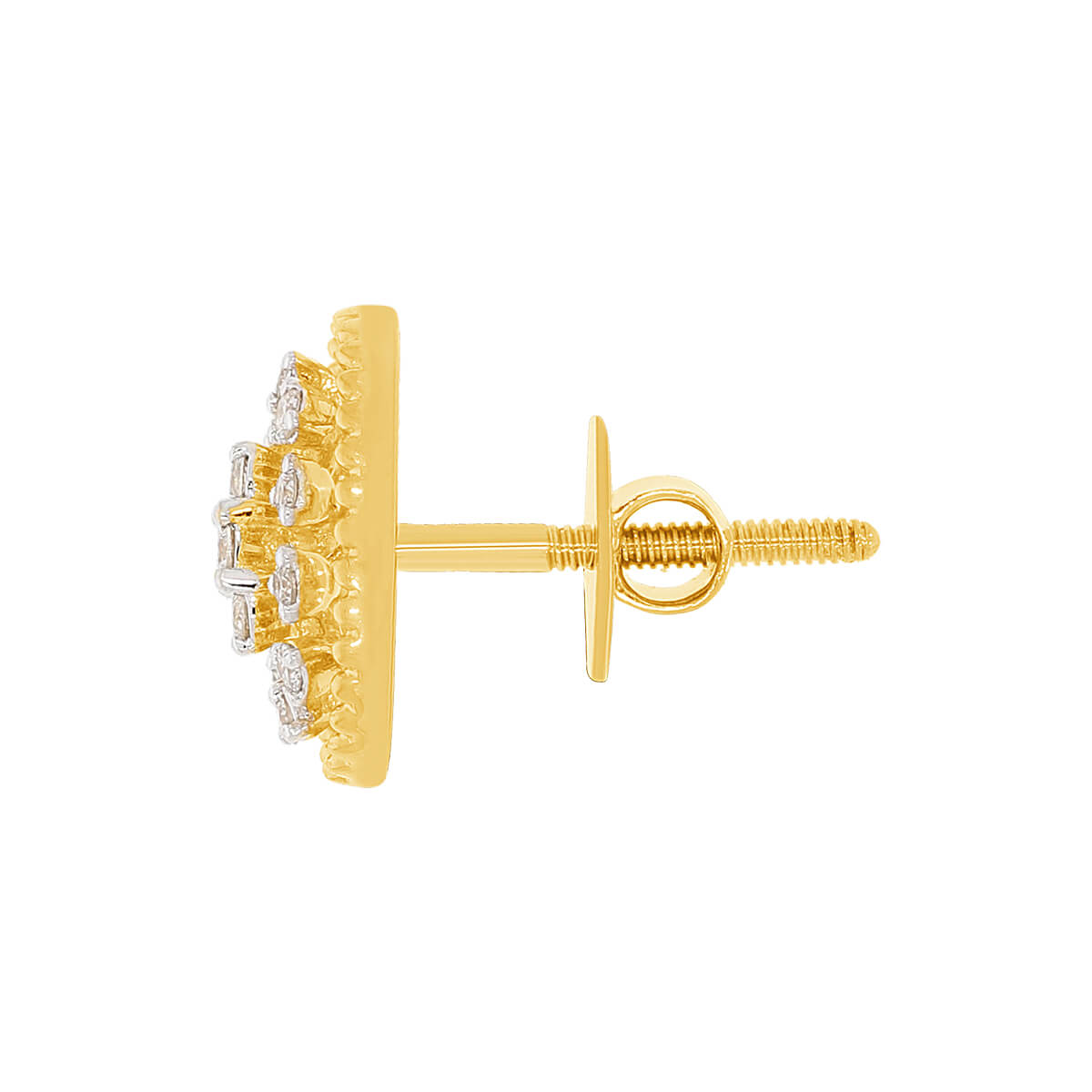 Snowflake Grace 14K Gold Studs