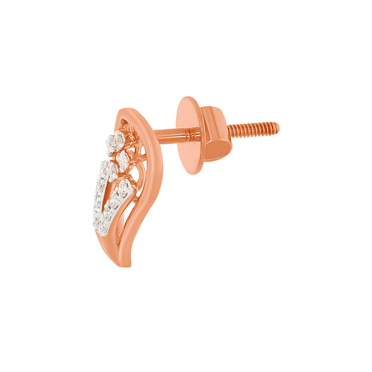 Effortless Minimalism 14K Rose Gold Studs