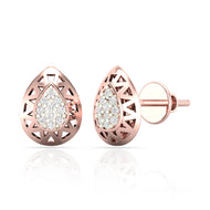 Rosy Splendour 14K Studs