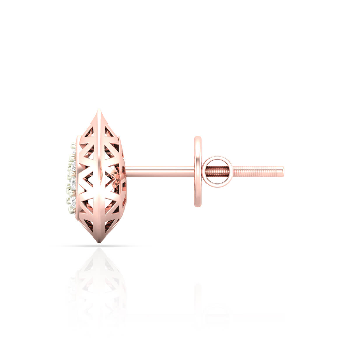 Rosy Splendour 14K Studs