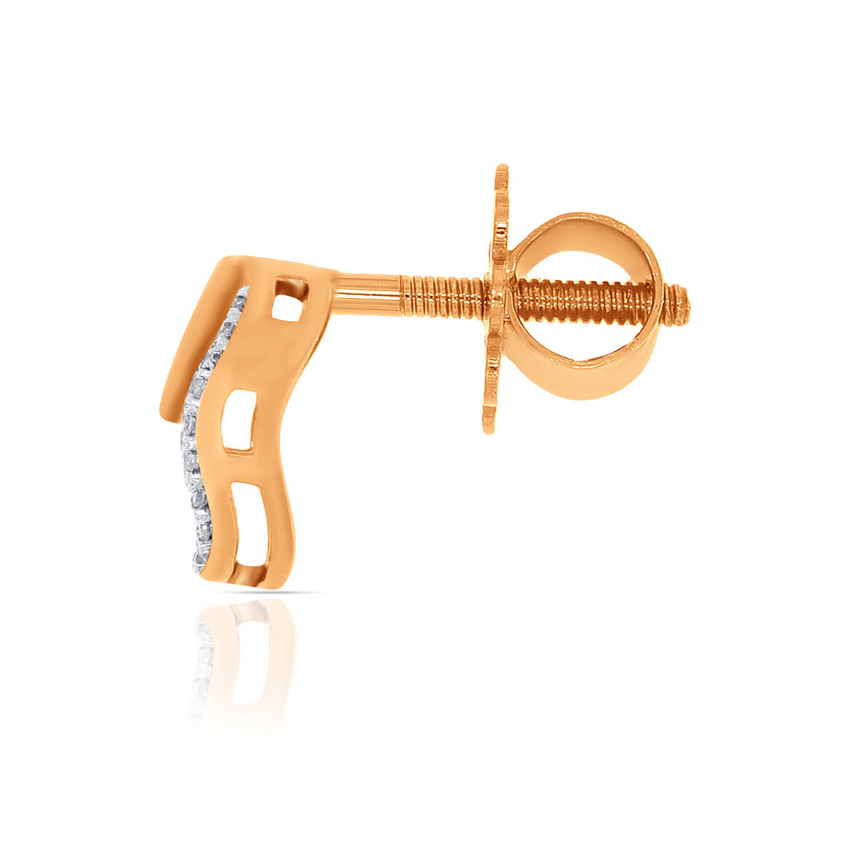 Dazzling Oval Studs 18K For Daily Shine