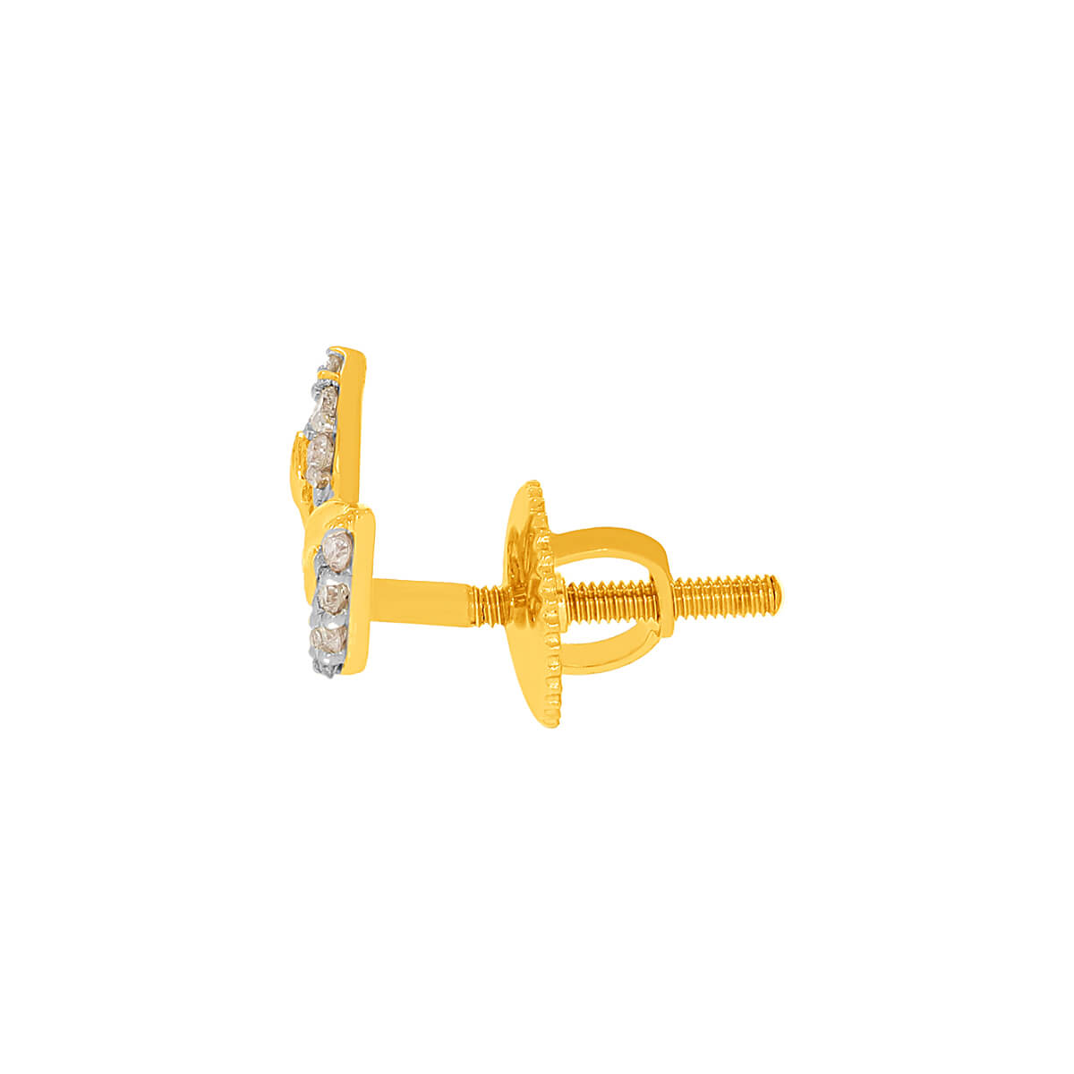 Glittering Tri-Petal 14K Studs for Modern Flair