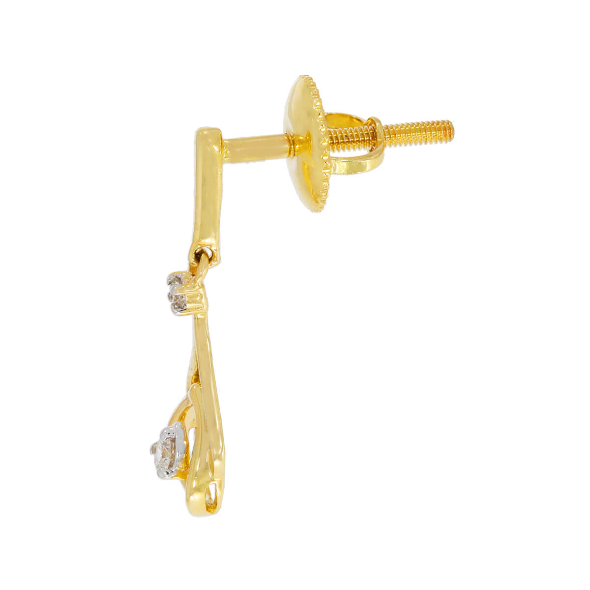 Petite Danglers With Golden Dazzle