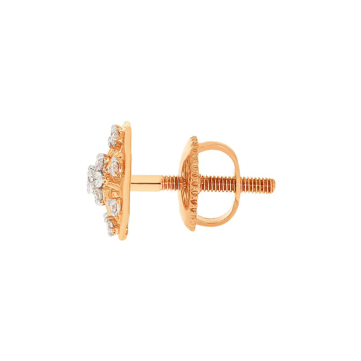 Modern Elegance Golden Wheel Studs 14K