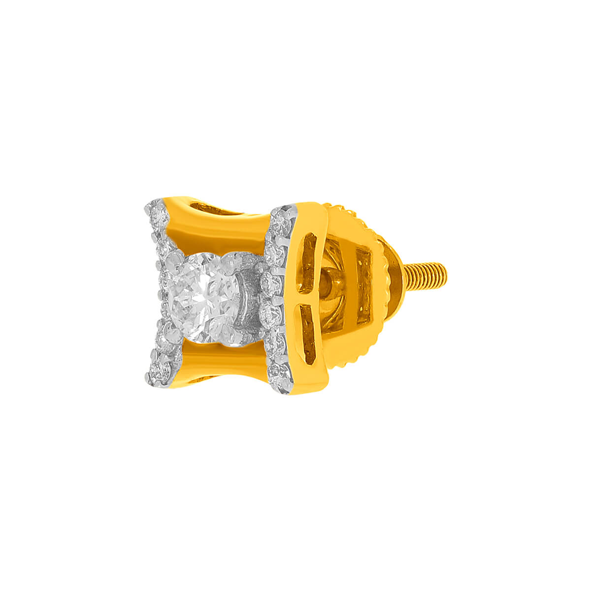 Stunning Radiant Box Studs 18K
