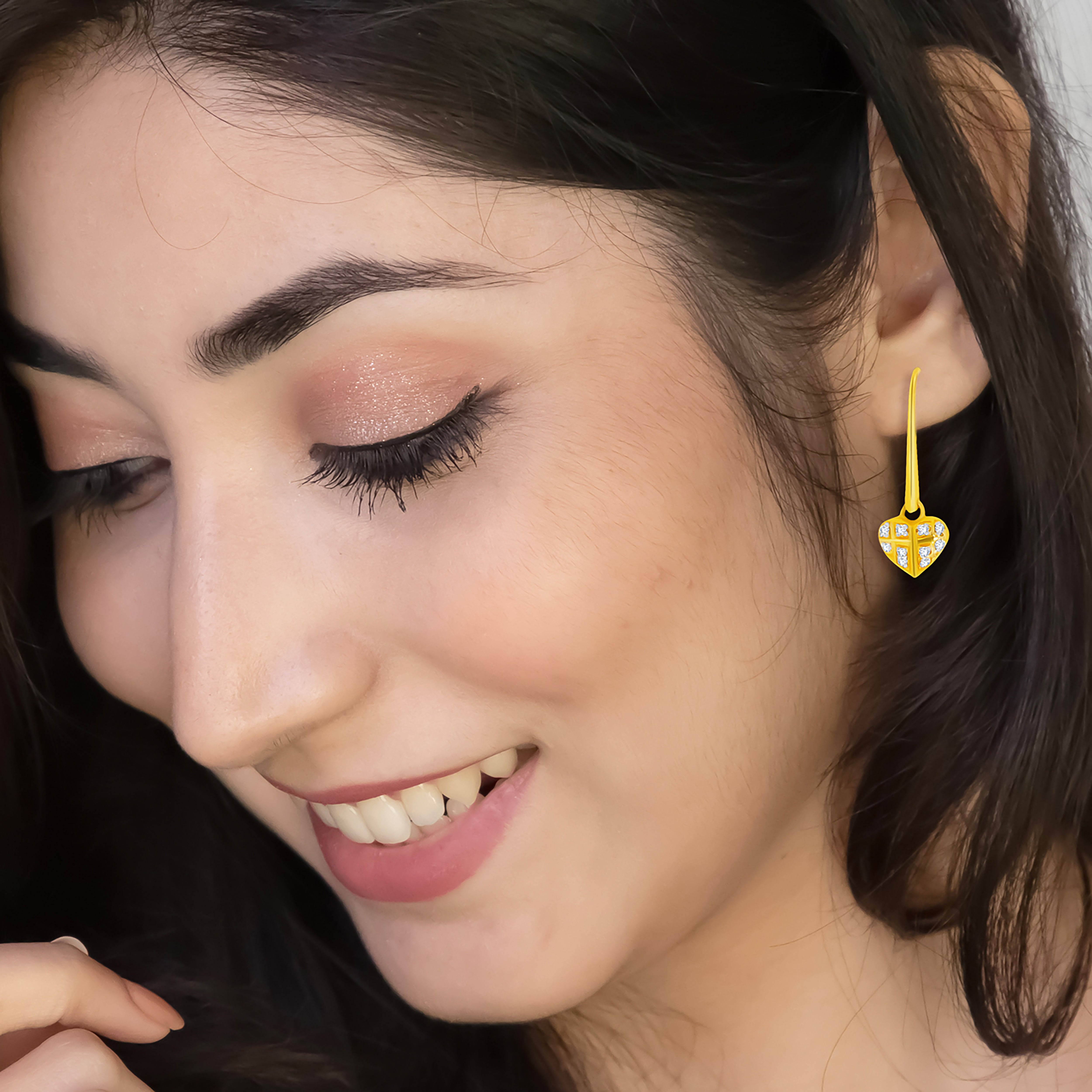 Love Whisperer 18K Diamond Danglers