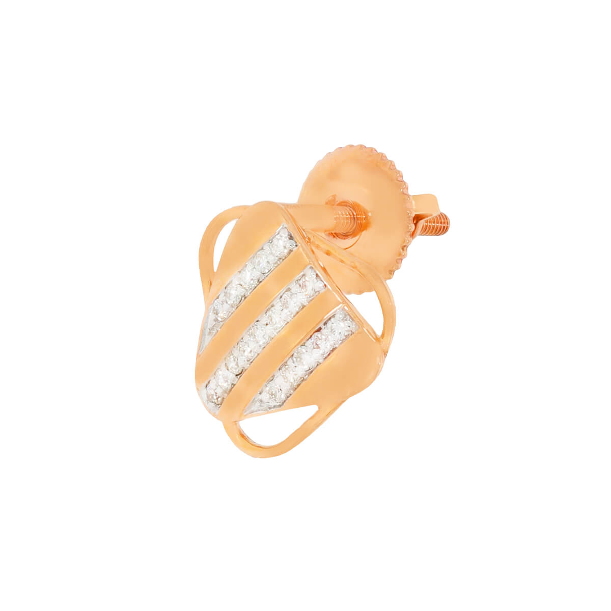 Luxurious Modern 14K Diamond Studs