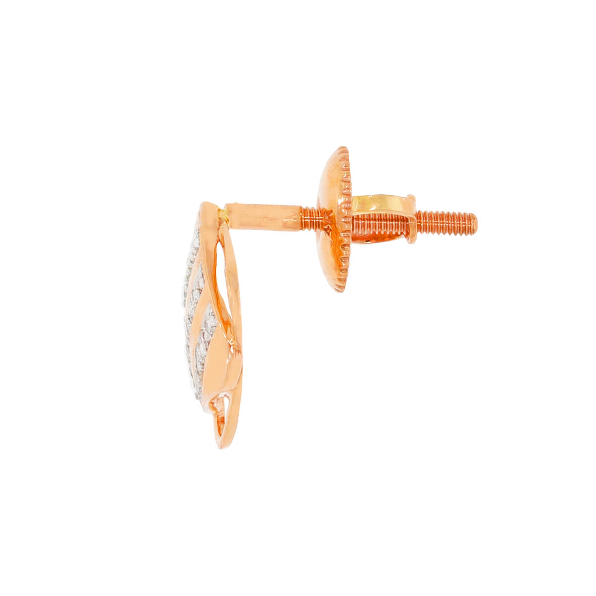 Luxurious Modern 14K Diamond Studs
