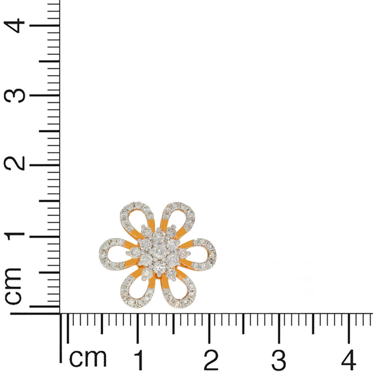 Charming 18K Diamond Floral Studs for Daily Grace