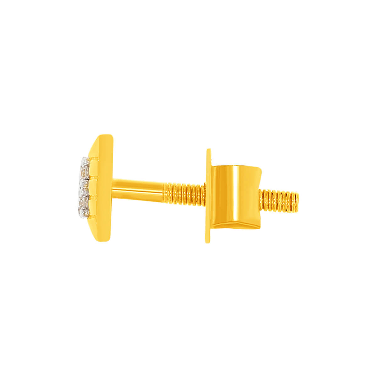 14K Gold Square Stud Earrings for Daily Radiance