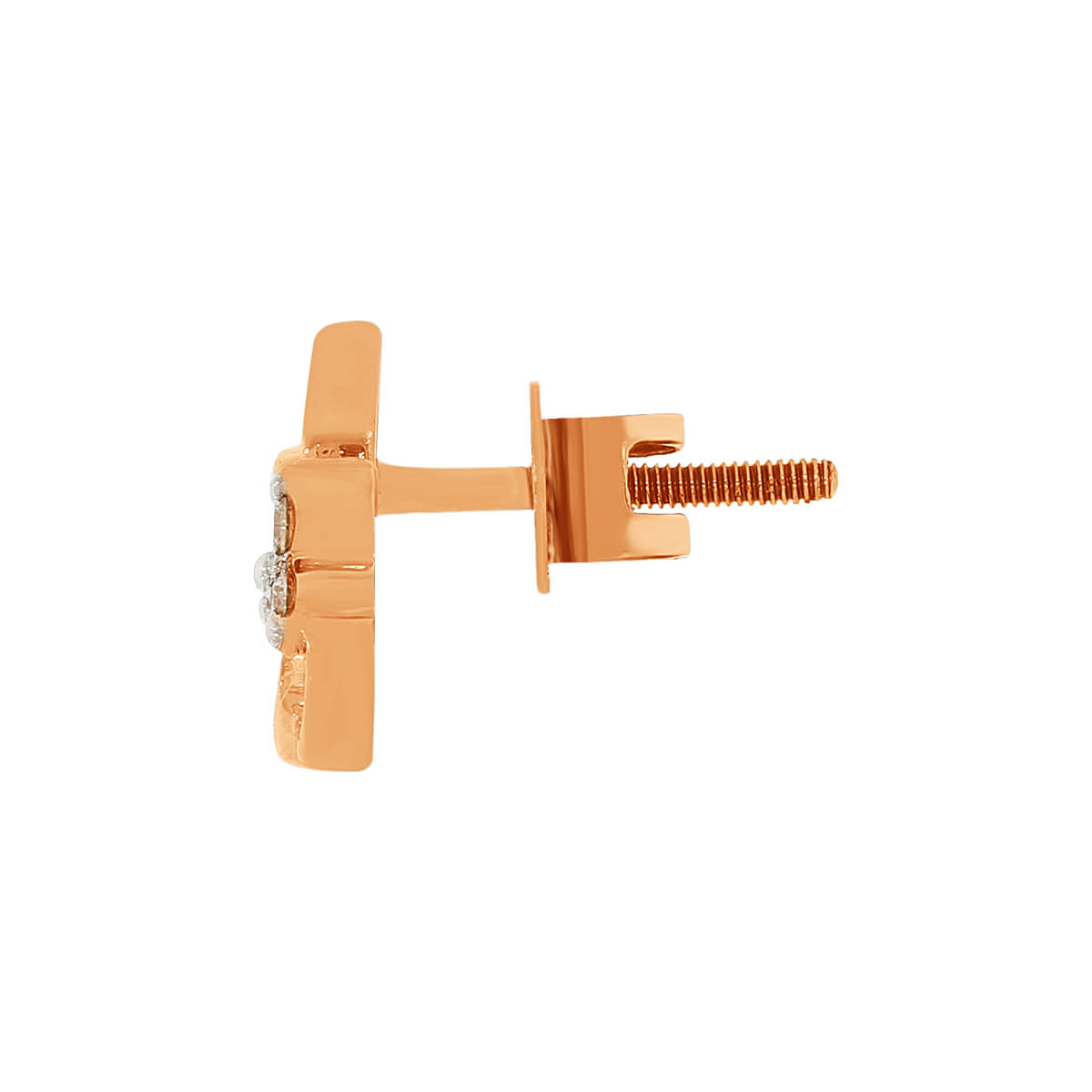 14K Petite Rose Gold Studs For Delicate Charm