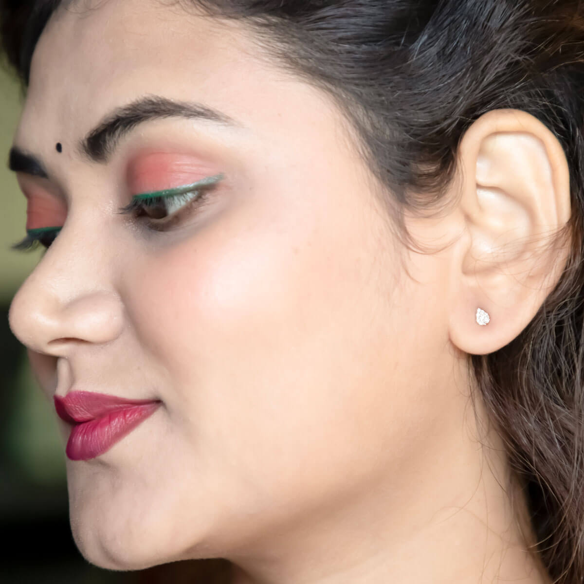Dainty Graceful Diamond Studs