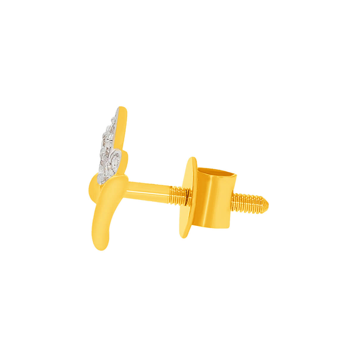 Radiant 14K Diamond Petal Harmony Blossom Studs