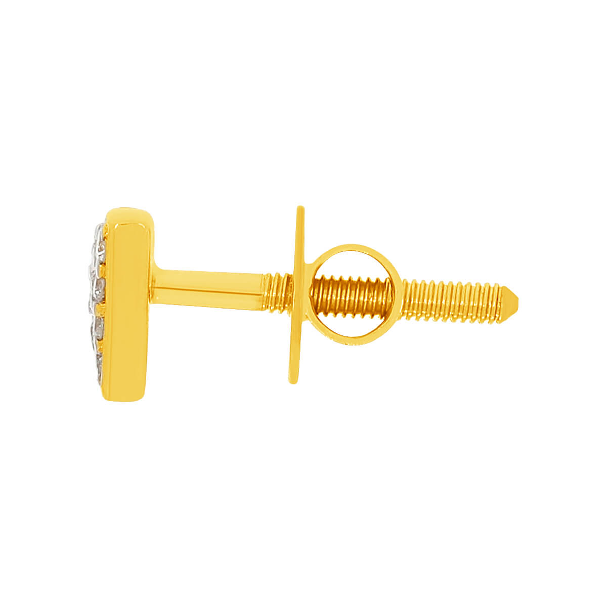Petite Trigonal Studs With Dazzling Diamonds