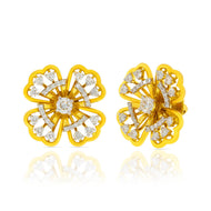 Radiant Diamond Clover Earrings for Everyday Wear