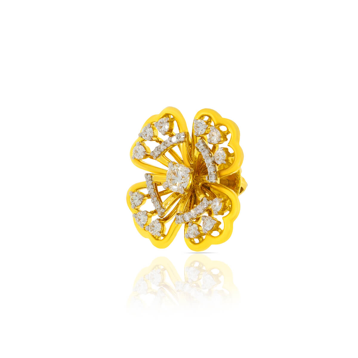 Radiant Diamond Clover Earrings for Everyday Wear