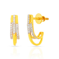Classic Grace 18K Diamond Hoop
